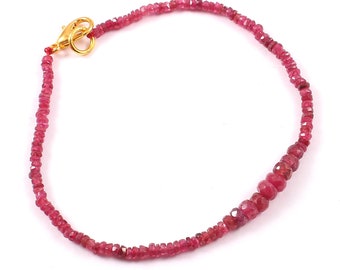 Details about   Sparkling Oval Red Ruby Multi Stone Bracelet Women Jewelry 14K Rose Gold Plated