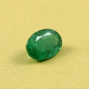 7x5MM Natural Emerald Faceted oval Gemstone Loose Emerald Oval Faceted gemstone AAA Quality Emerald