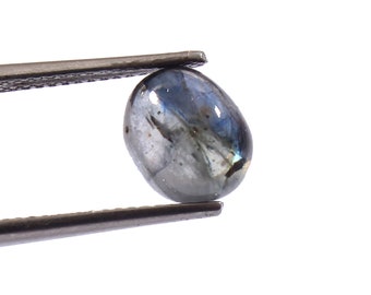 Best AAA Kyanite Oval Cabochon cut 7.40x8.80 MM Natural Kyanite  blue Oval cabochon  cut Loose Gemstone Wholesale lot for jewelry making