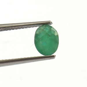 6x7.50mm Natural Zambian Emerald Faceted oval Gemstone Loose Emerald Oval Faceted gemstone Top Quality Emerald Jewelry Making