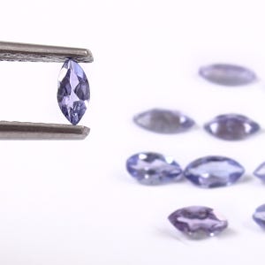 NATURAL TANZANITE GEM 2.40x4.50 mm _ Purple  Natural Tanzanite Marquise Lot 14Pc&#39;s Loose Gemstones / Marquise Tanzanite Jewelry