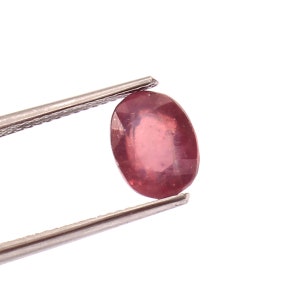 3.25 Carat Natural Ruby Faceted oval shape AAA quality loose gemstone perfect for jewelry making 7x9 MM