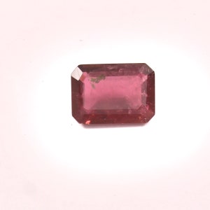 5.70x8 mm Octagon 1.05ct Natural Pink Tourmaline Loose Gemstone top quality faceted octagon making for Jewelry Ring