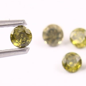 Saphir naturel à changement de couleur, forme ronde, taille de pierres précieuses en vrac à facettes 3 mm AAA de qualité supérieure pour la fabrication de bijoux