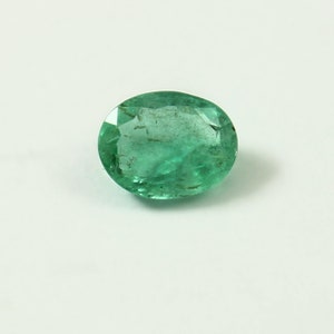 8x11mm Natural Zambian Emerald Faceted oval Gemstone Loose Emerald Oval Faceted gemstone AAA Quality Emerald Jewelry Making