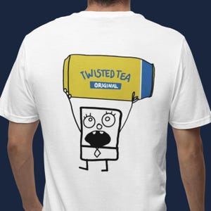 Custom drink -Doodle Bob shirt