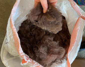Navulling alpacafleece voor het nestelen van vogels