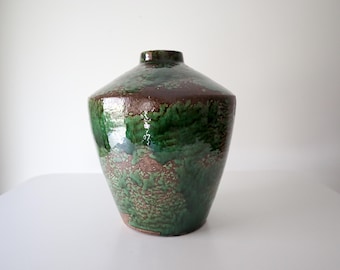 Large Textured Ceramic Vase • Wabi Sabi Organic Modern Pottery • Minimalist Home Decor Akebono