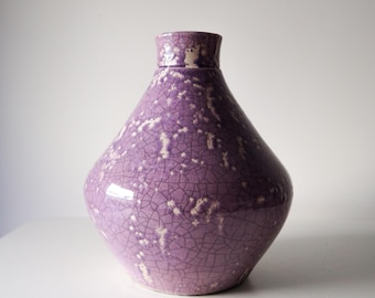 Textured Ceramic Vase • Wabi Sabi Organic Modern Pottery • Minimalist Home Decor Amayo