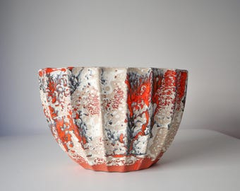 waterproof Textured Ceramic Vase • Wabi Sabi Organic Modern Pottery • Minimalist Home Decor Akebono