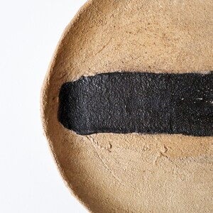 Handmade Terracotta Clay Wabi-Sabi Textured Wall Sculpture, Japandi Organic Decor Kurokawa image 5