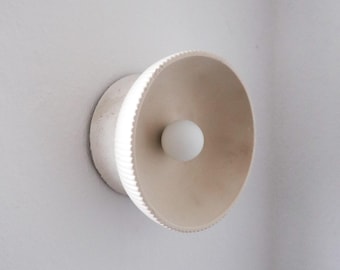Handmade Wabi Sabi Wall Lamp: Earth Clay Lumina Fixture