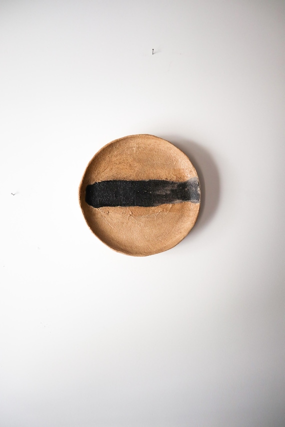 Handmade  Paper Clay Wabi-Sabi  Textured Wall Sculpture, Japandi Organic Decor Kurokawa