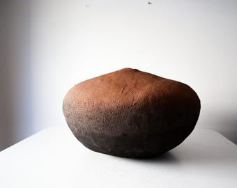 Fuji Textured Large Ceramic Vase • Wabi Sabi Organic Modern Pottery • Minimalist Home Decor