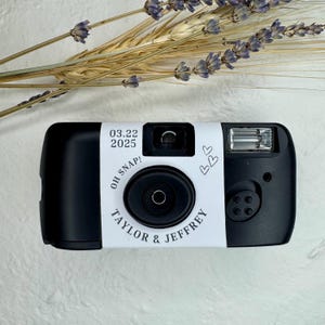 Adesivo personalizzato per macchina fotografica usa e getta Fujifilm (5,00 USD cad.) - Matrimonio