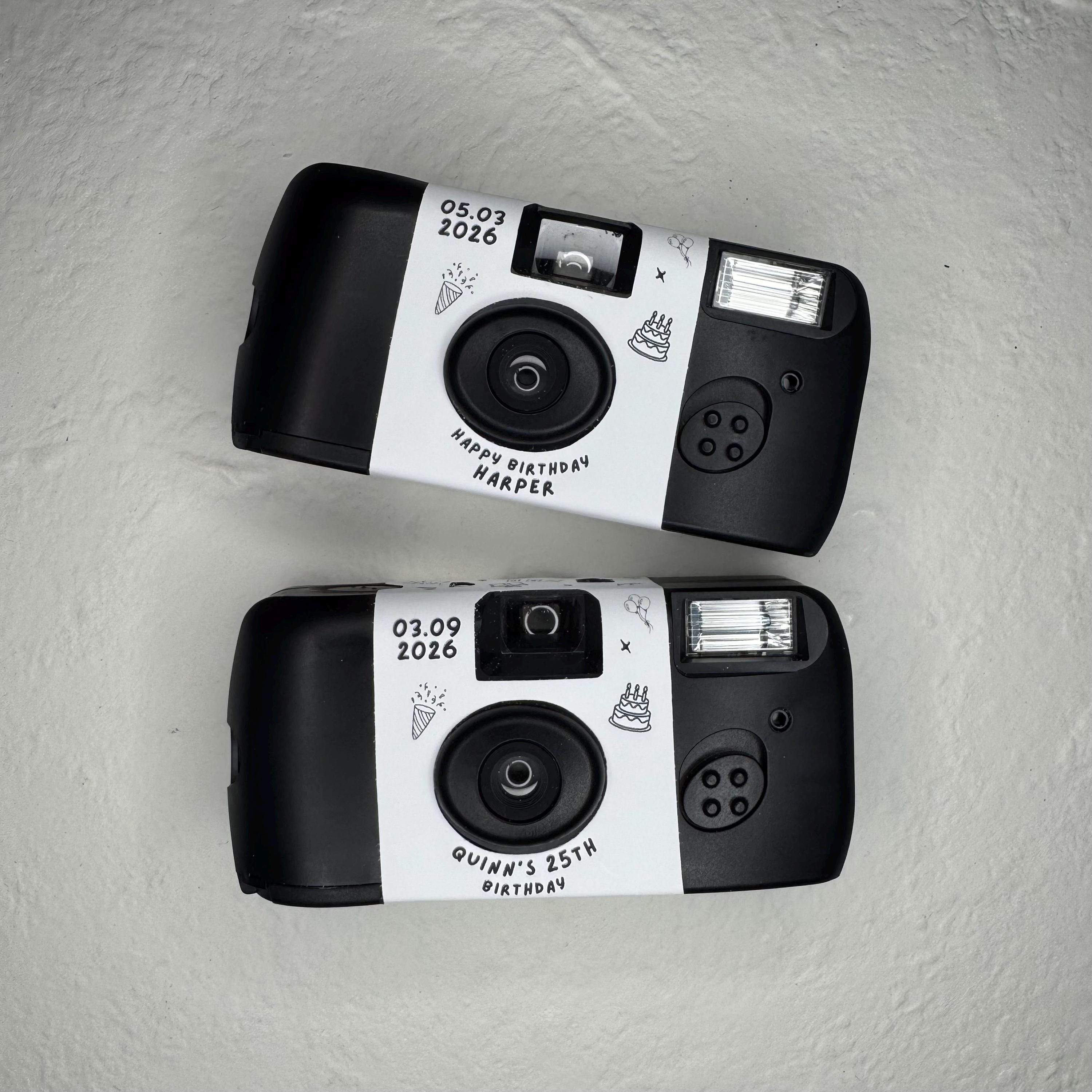 Custom Fujifilm Disposable Camera Wrap Sticker – Personalized
