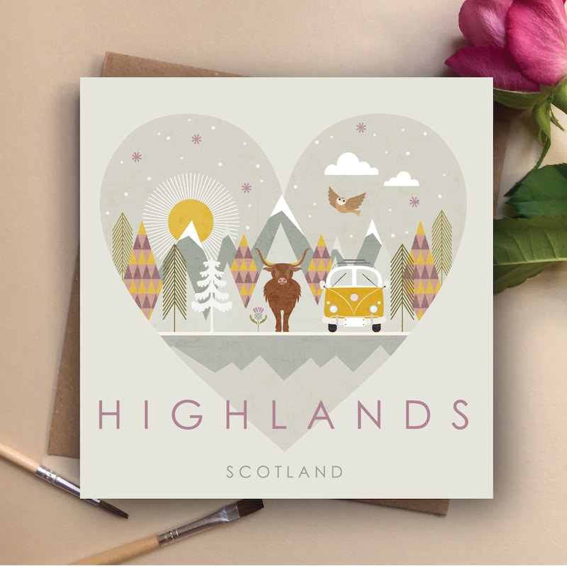 Highlands Card Etsy UK