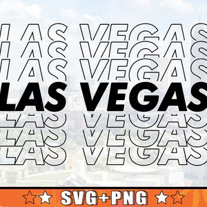 Las Vegas sign - Clipart / Cutting Files Svg Png Jpg Dxf Studio Digital  Graphic Design Instant Download Commercial Use game city icon 01051c