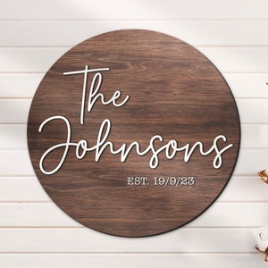 Custom Wedding 3D Wood Name Sign Personalized Large Wooden Unique Guestbook Wedding Decor, Layered Wood Wedding Sign