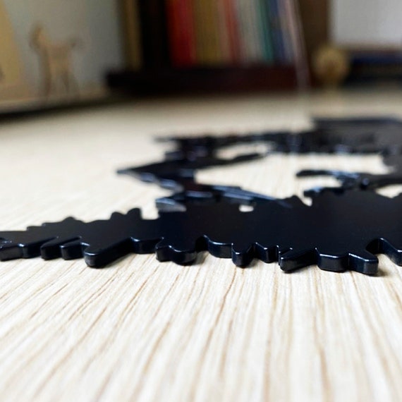 Personalizzato Ballerino di balletto Nome Lettera Segno Metallo