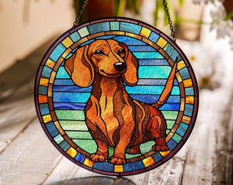 Dachshund Dog Memorial Gift Ceramic Coasters - Absorbent Coaster Set For Dog Lovers, Set Of 4