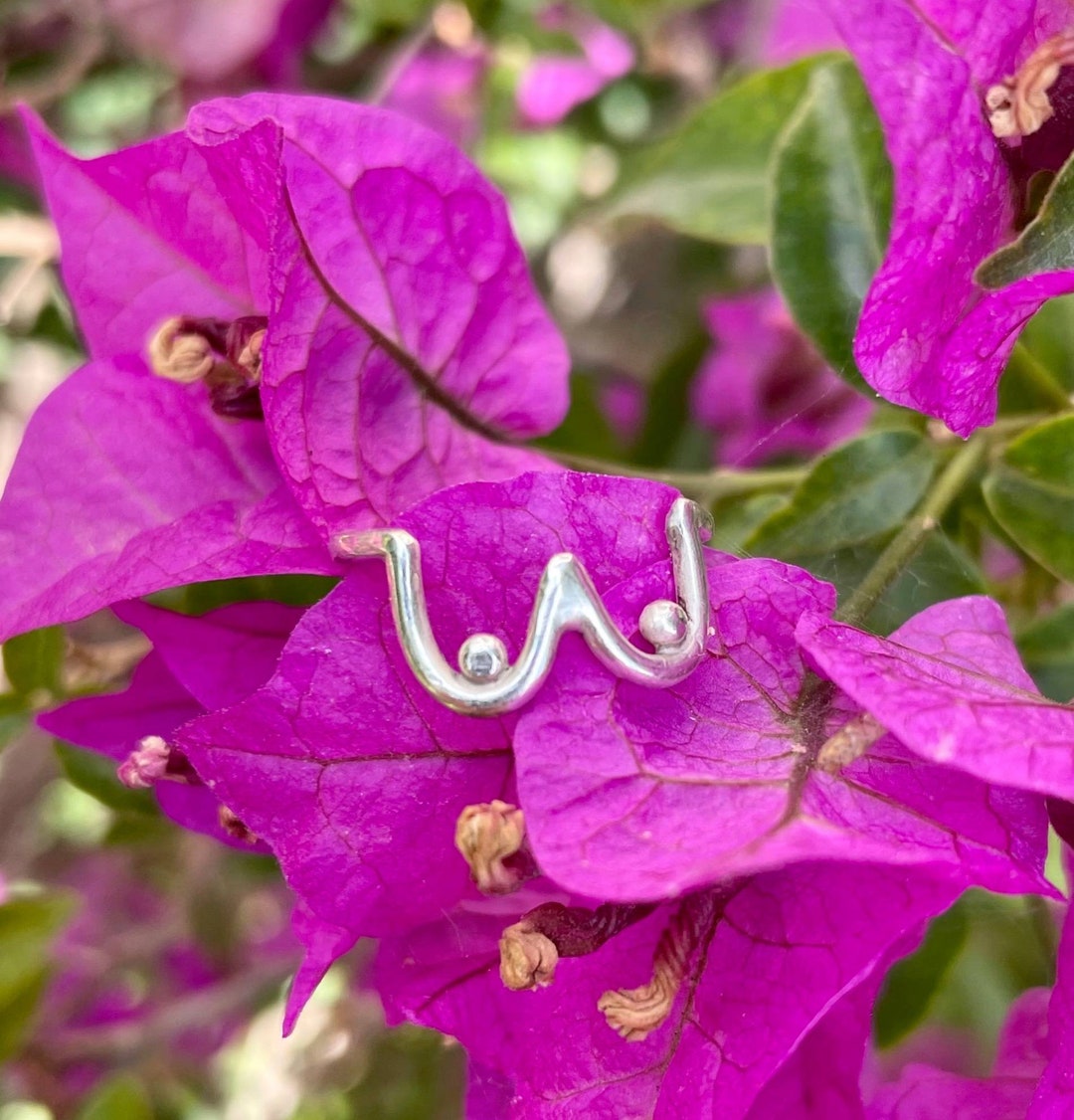 Boobies Ring Silver Boobs Statement Ring Etsy