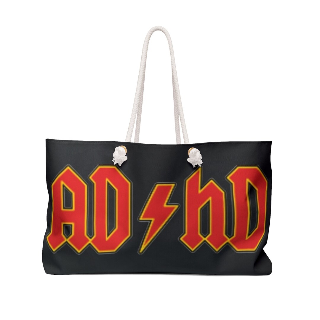 Adhd Ac/dc Font Print Rock N Roll Vintage Style Gift Idea - Etsy