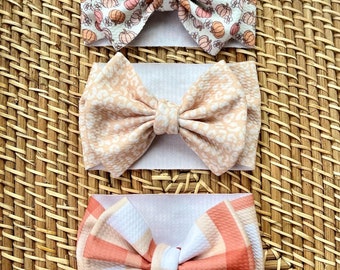 Fall Headwrap and Nylon Bows