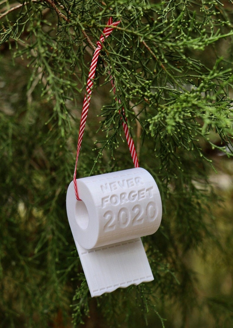 Toilet Paper Christmas Tree Ornament Christmas Gift Christmas Ornament 2020 Christmas Gift 2020 New Year Gift 2021