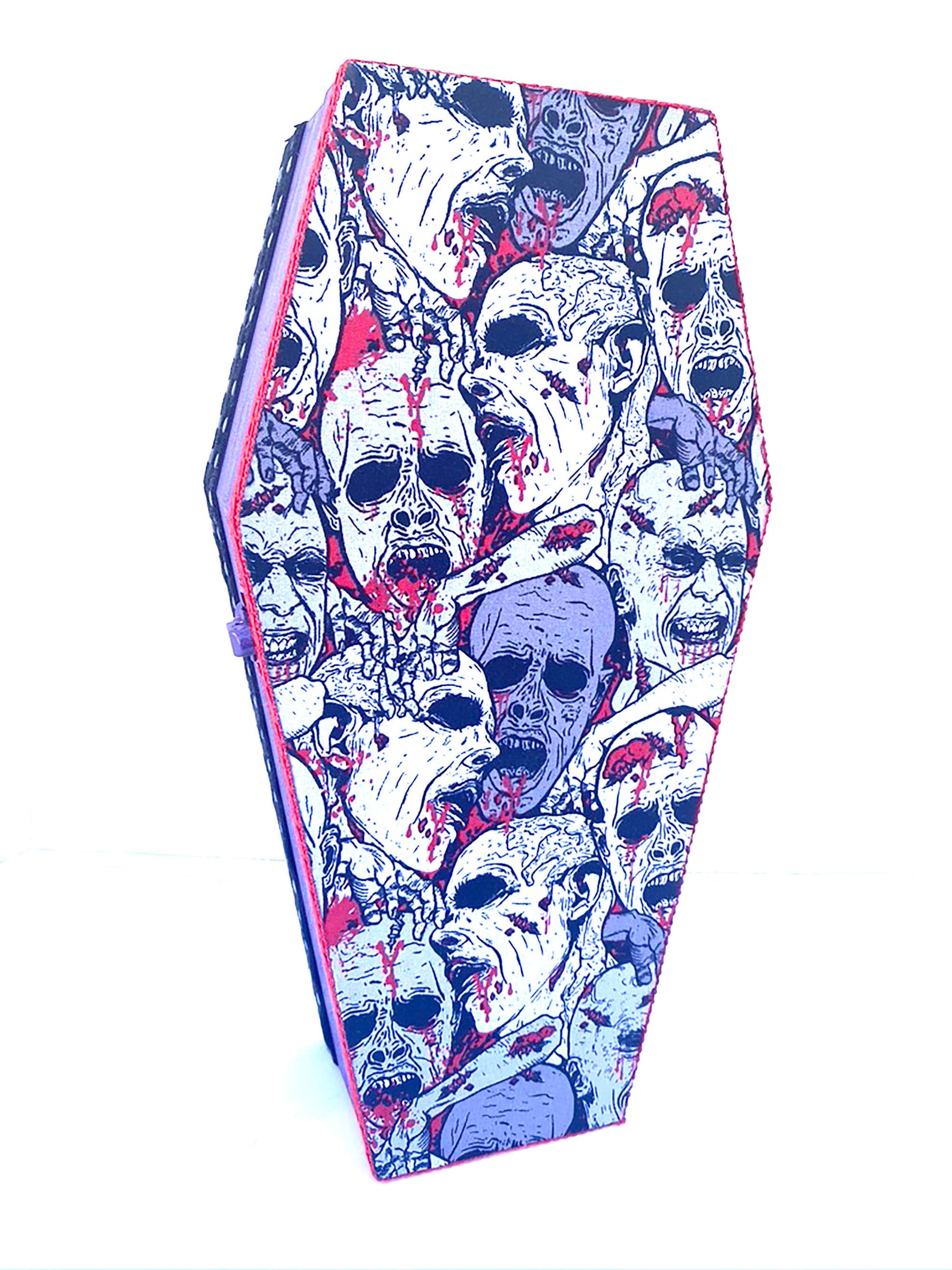 12’ Coffin Wood Coffin Paint Painted Coffin Gothic | Etsy