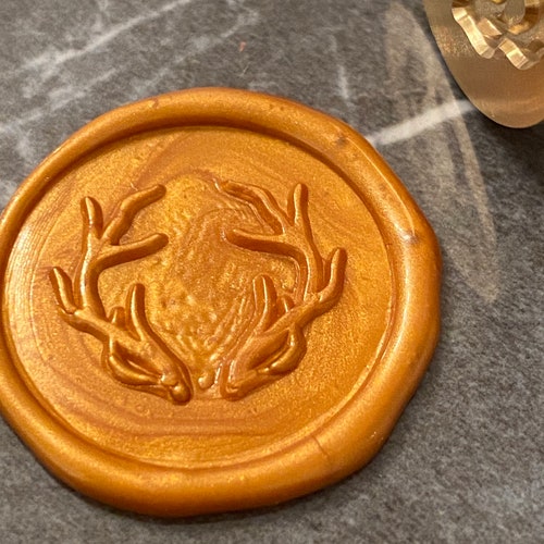 Gold Flake Self Adhesive Wax Seal Etsy