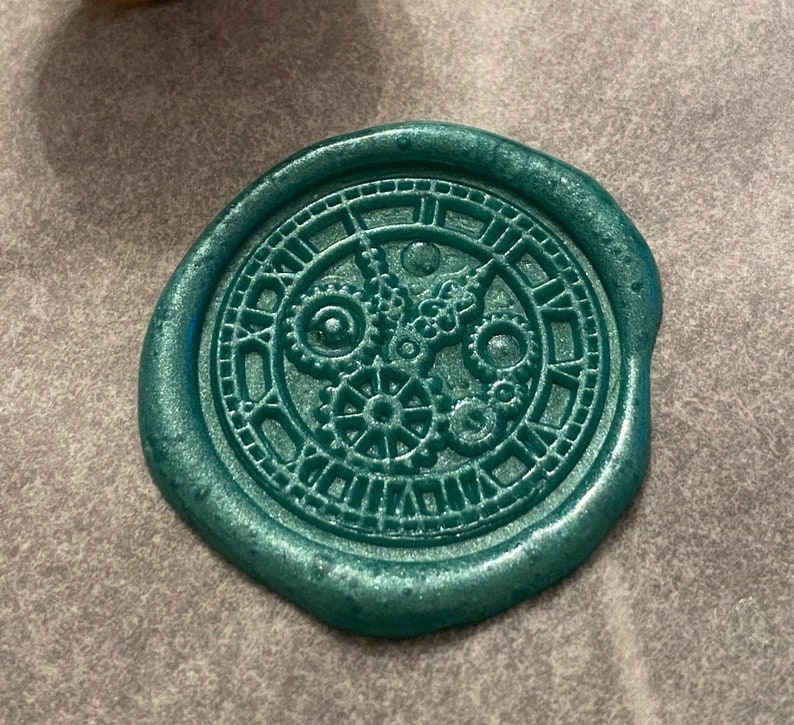 Self Adhesive Clock Clog Wax Seal