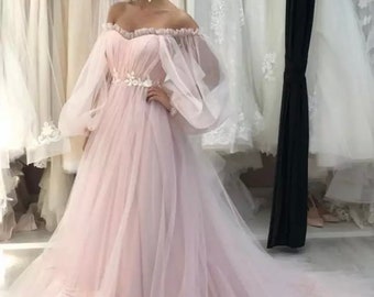 Sweet Pink Romantic Gown