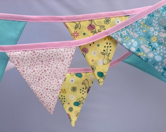 Easter celebration bunting. Spring colours. Priced per metre