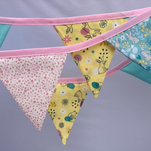 Easter celebration bunting. Spring colours. Priced per metre