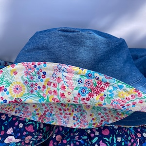 Liberty print Bucket Hat. Riviera collection. Ditsy floral