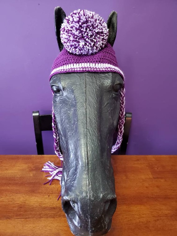 Crochet horse sales hat