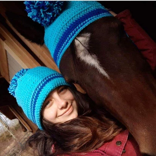 MOTIF de chapeau de cheval au crochet et modèle de chapeau de cavalier assorti UNIQUEMENT. Veuillez lire la description avant d'acheter ces modèles !