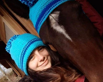 Matching Riders Hat PATTERN  ONLY! Please read description before buying pattern.