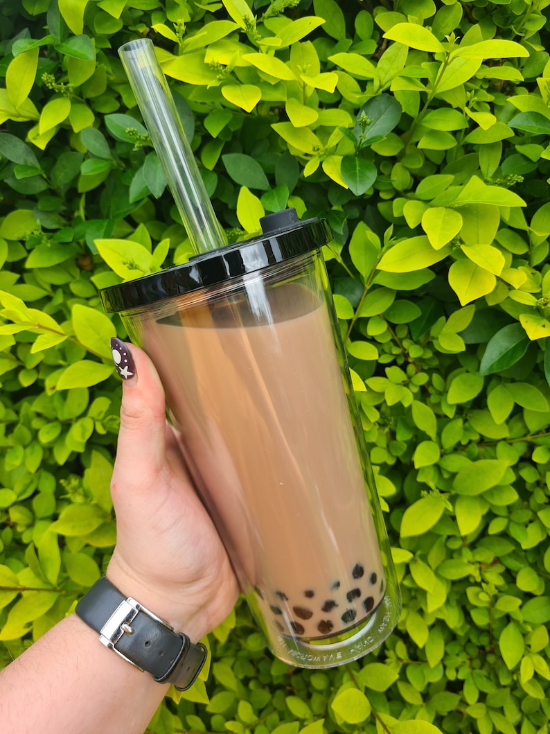 Bubble Tea Tumbler/reusable Tumbler/boba Cup/personalised Etsy
