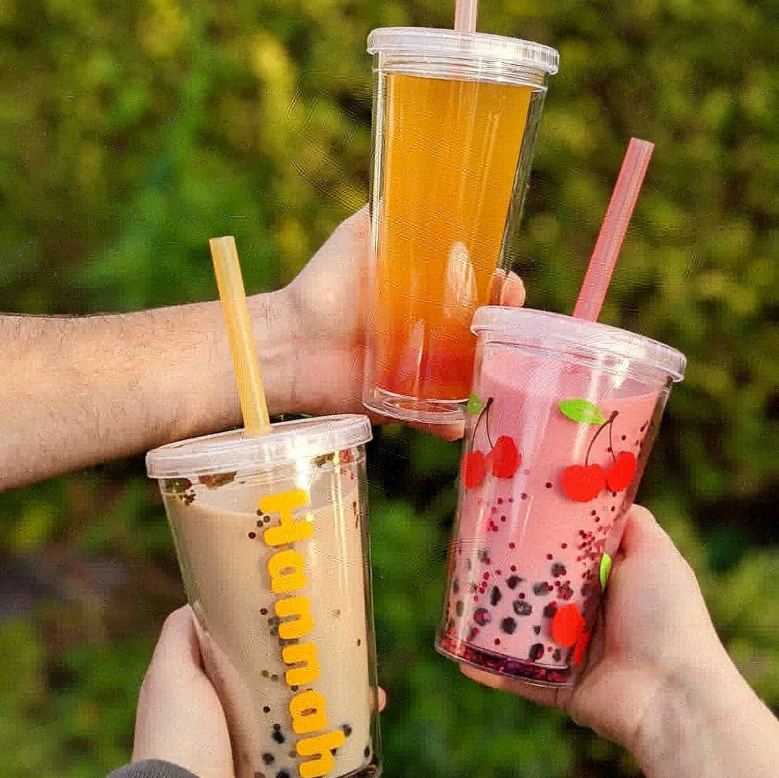 Bubble Tea Tumbler/Reusable Tumbler/Boba Cup/Personalised Etsy