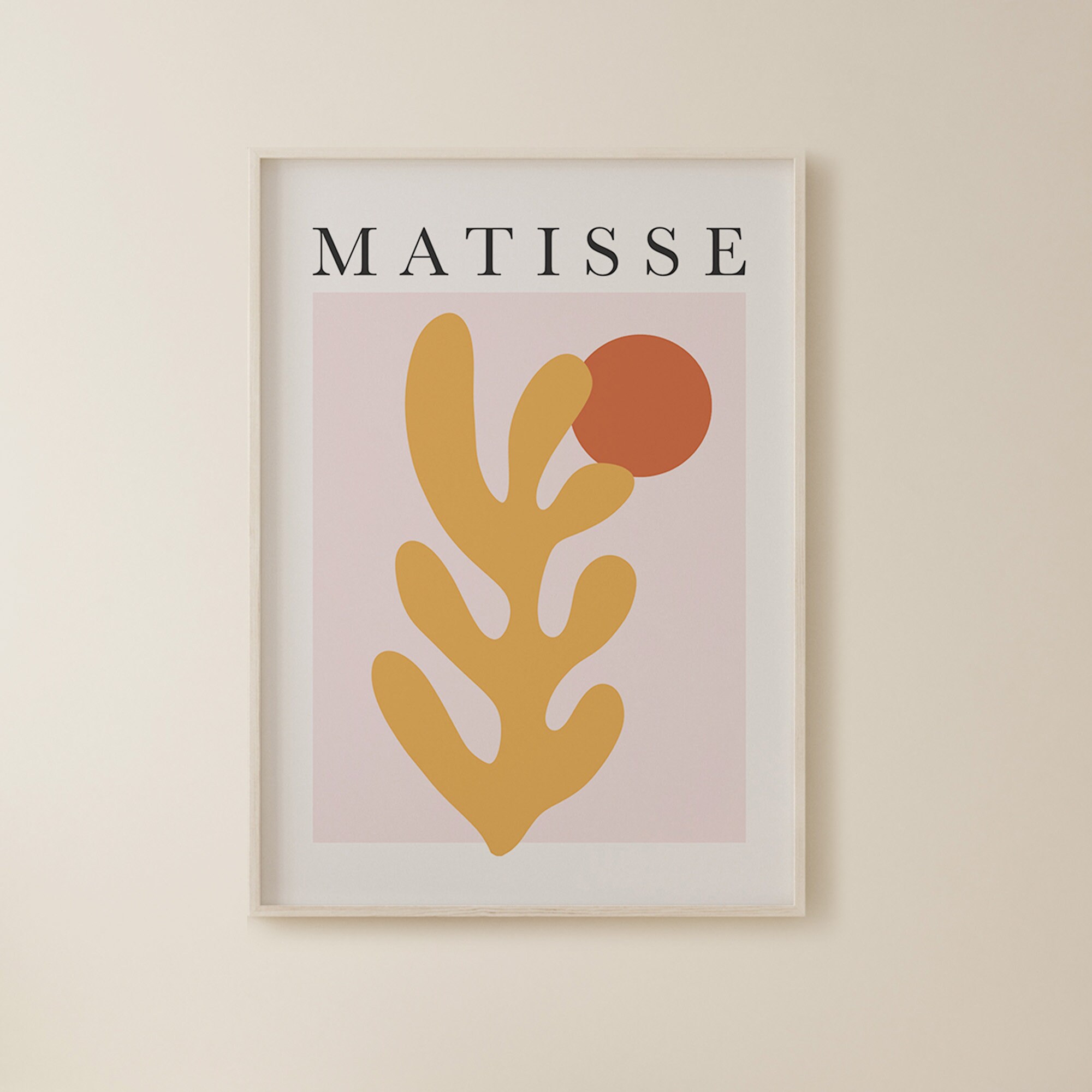 Minimalist Henri Matisse Printable Wall Art Abstract La Gerbe Etsy