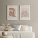 Set of 2 Henri Matisse Printable Wall Art Neutral Abstract Woman Digital Download La Gerbe Abstract Vintage Gallery Wall 