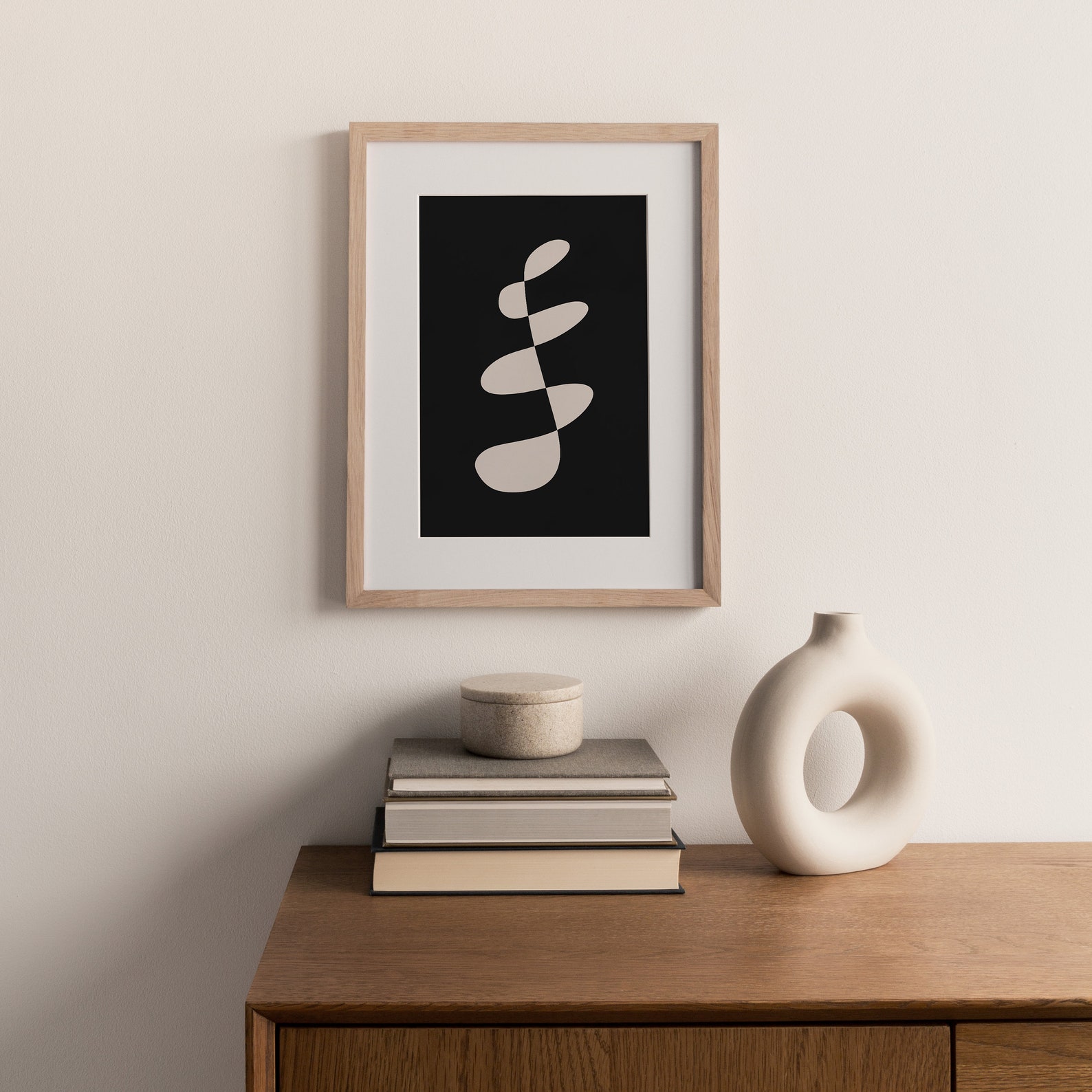 Abstract Printable Wall Art Black and White Modern Aesthetic Etsy