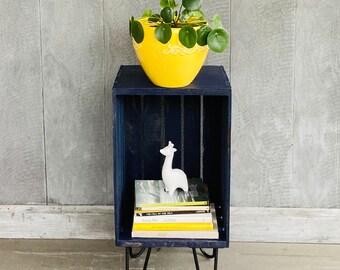 Crate Nightstand Etsy