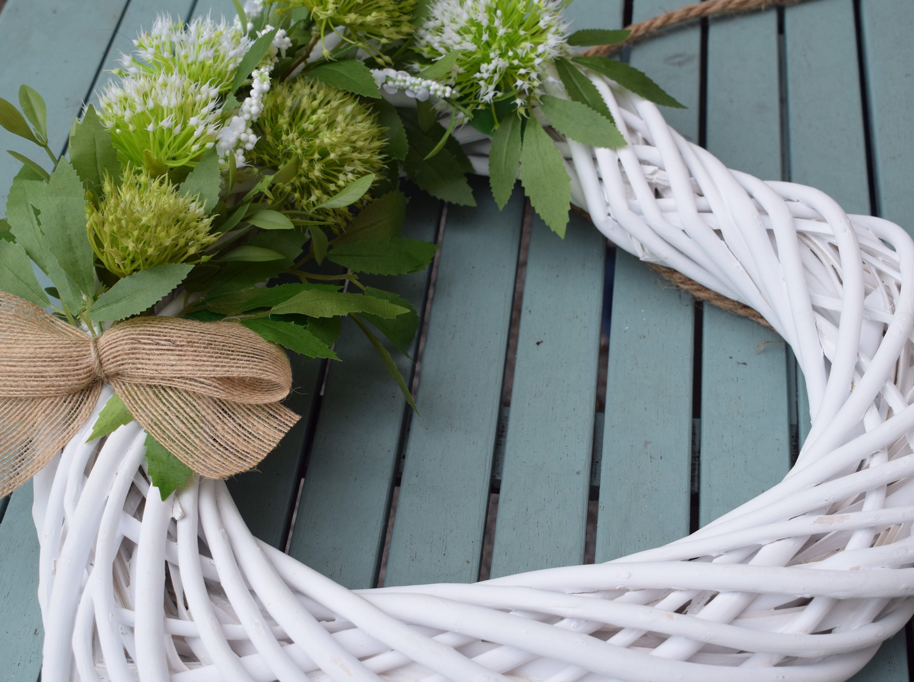 The heart shaped door wreath “Wild flowers”. Style 1