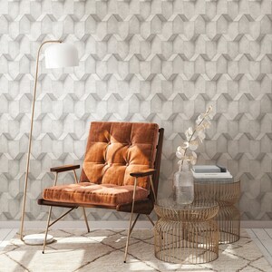 Graue Vliestapete mit 3D Betonoptik Design | Hellgrau Grau | Wohnzimmer Schlafzimmer Vlies Tapete Küche Büro Flur | 10.05 m x 0.53 m