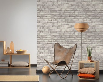 Stone wallpaper | Grey White | Red White | Colorful | | Wallpaper stone optics | Living room wallpaper bedroom wallpaper | 10.05 x 0.53 m