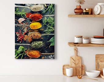 Murals Kitchen | Food & Drink | Green Red | | image on canvas Canvas on stretcher frame | Decorative picture |