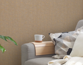 Ethno wallpaper with braid design | Yellow Gold Beige | Living Room Wallpaper Bedroom Office Hallway Kitchen | 10.05 m x 0.53 m